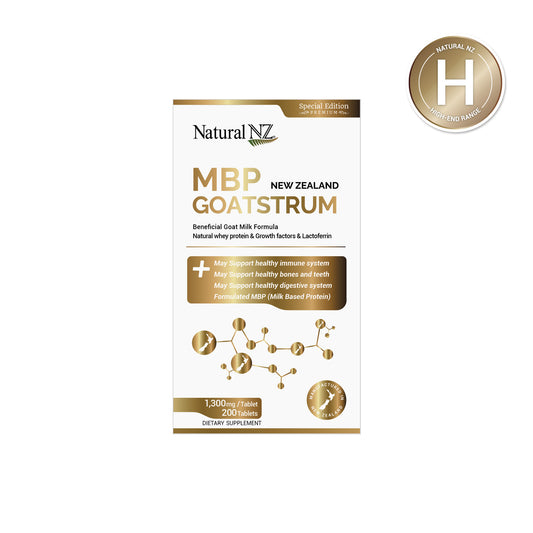 Natural NZ Goatstrum MBP 200 Tablets (Goat Colostrum)