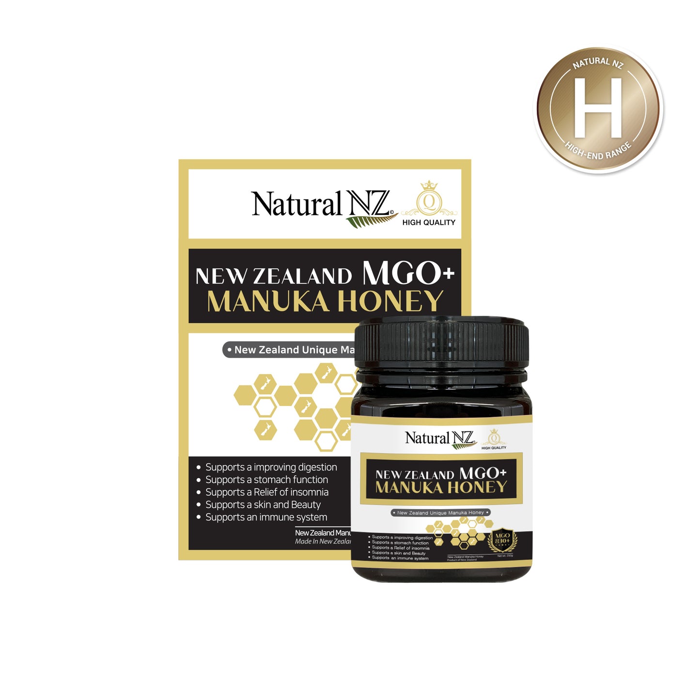 Natural NZ Manuka Honey MGO 830+ 250g