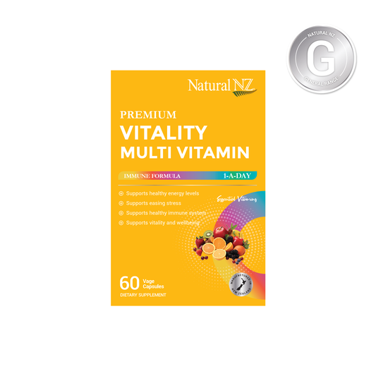 Natural NZ Premium Vitality Multi Vitamin 60 Vege-Caps