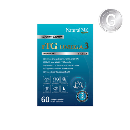 Natural NZ Premium Salmon rTG Omega3 60 Softgel(s)
