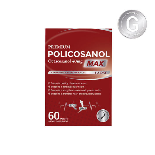 Natural NZ Policosanol MAX 66.8mg (Otacosanol 40mg) 60 Tablet