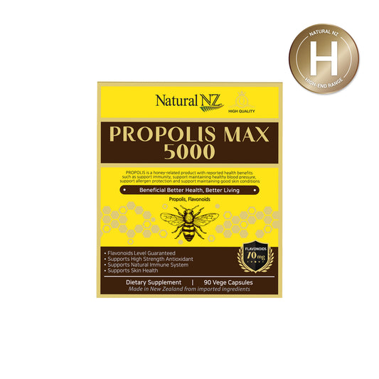 Natural NZ Propolis Max 5000mg 90 Vege Caps