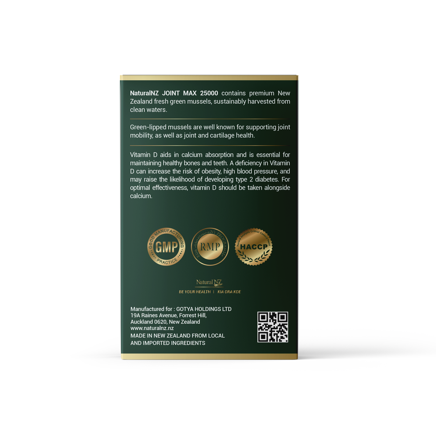 Natural NZ Green Lipped Mussel 25,000mg 90 Vege Caps